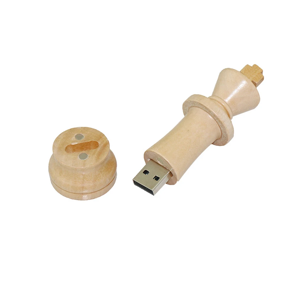 Деревянные шахматы USB флэш накопители 4 ГБ 8 16 32 64 128 256 деревянная Флэшка 2 0 карта