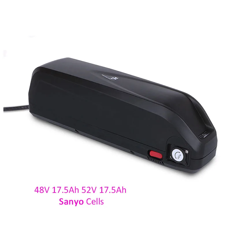 Супер качество 48V 52V 17.5Ah 13S5P 14S5P Sanyo cells Hailong батарея для 1500w 1200w 1000w 750w e велосипед