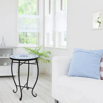 

Flower Plant Holder Stand Rack Iron Plant Stand Balcony Garden Bonsai Display Shelf Single Floor Type Flower Pot Rack Decorative