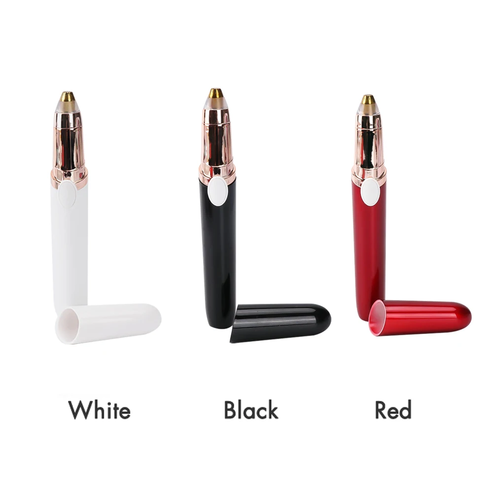 Electric Eyebrow Trimmer Makeup Painless Eye Brow Epilator Mini Shaver Razors Portable Facial Hair Remover for Women #TF-857 eyebrow trimmer set,eyebrow trimmer,eyebrow razor set,electric epilator,hair shaver,eyebrow razor,facial hair remover,eyebrow scissors,eyebrow trimmer blade,face shaver