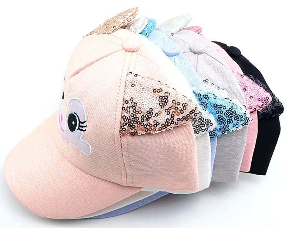 car baby accessories Baby Hat Cartoon Child Korean Cat Ears Cotton Baseball Caps Spring Summer Baby Boy Girl Sun Hats Beanies Kids Photography Props accessoriesdoll baby accessories