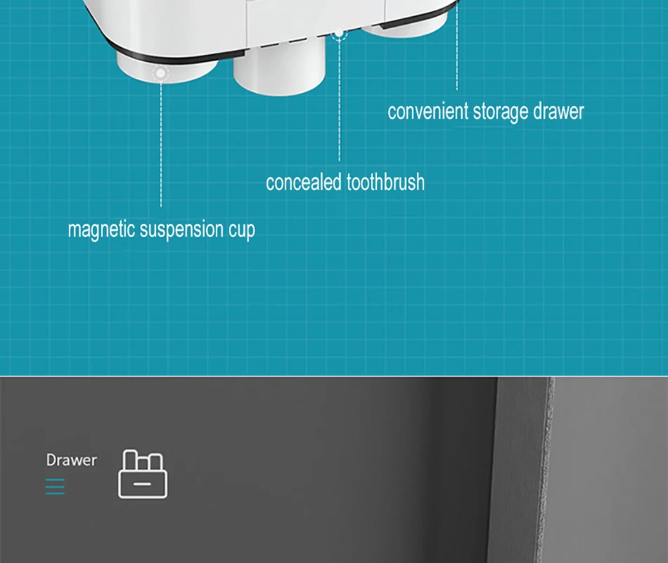 Креативный магнитный держатель для зубных щеток, наборы, автоматический дозатор для зубной пасты, соковыжималка, настенное крепление, аксессуары для ванной комнаты