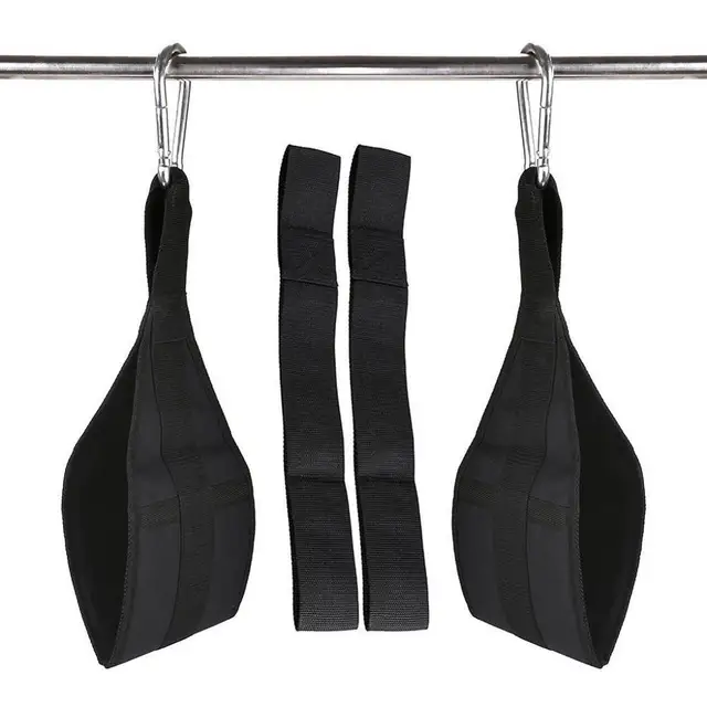 Fitness Abdominal Muscle Belt Hanging AB Sling Straps Hanging Pull-Ups Training Horizontal Bar Gym Home Unisex 2