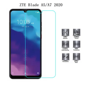 Перейти на Алиэкспресс и купить Закаленное стекло для ZTE Blade A7 A5 2020, Защитное стекло для экрана 2.5D 9H, Премиум Закаленное стекло для ZTE BLADE A72020