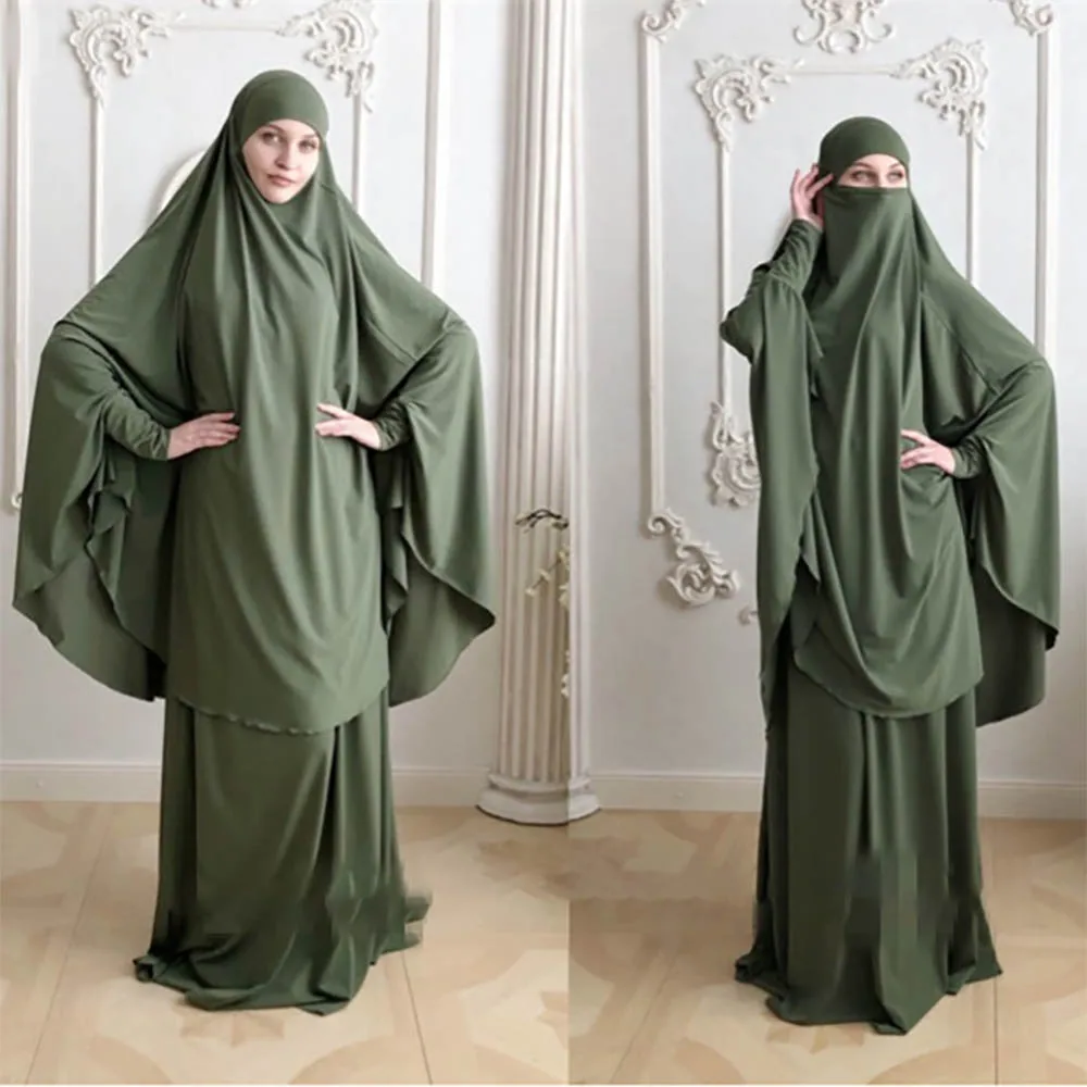 Ramadan Abayas for Women Dubai Abaya Turkey Muslim Hijab Dress Prayer Clothoes Islam Caftan Kaftan Robe Khimar Jilbab Niqab