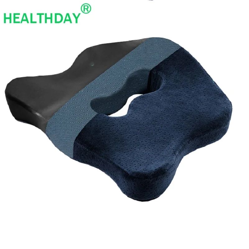 

1PC Coccyx Pillow Ergonomic Design Magnetic Cloth Lining Bamboo Charcoal Memory Cotton Non-slip Chair Home Office Seat Cushion