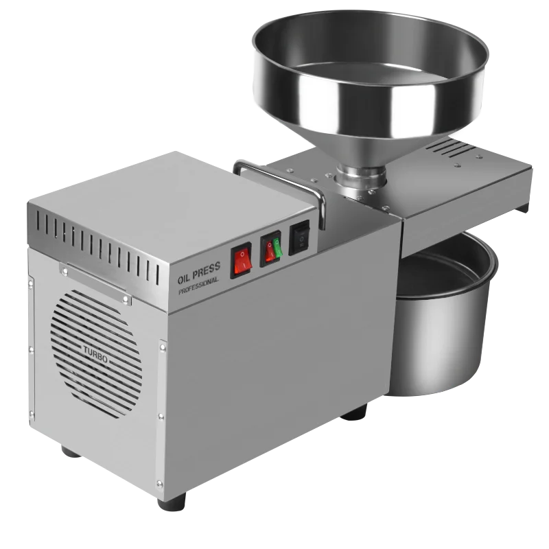 BEAUTISUN,Stainless steel automatic oil machine, small commercial oil press, Hemp  coconut oil extractor  machine oil presser,S9 6