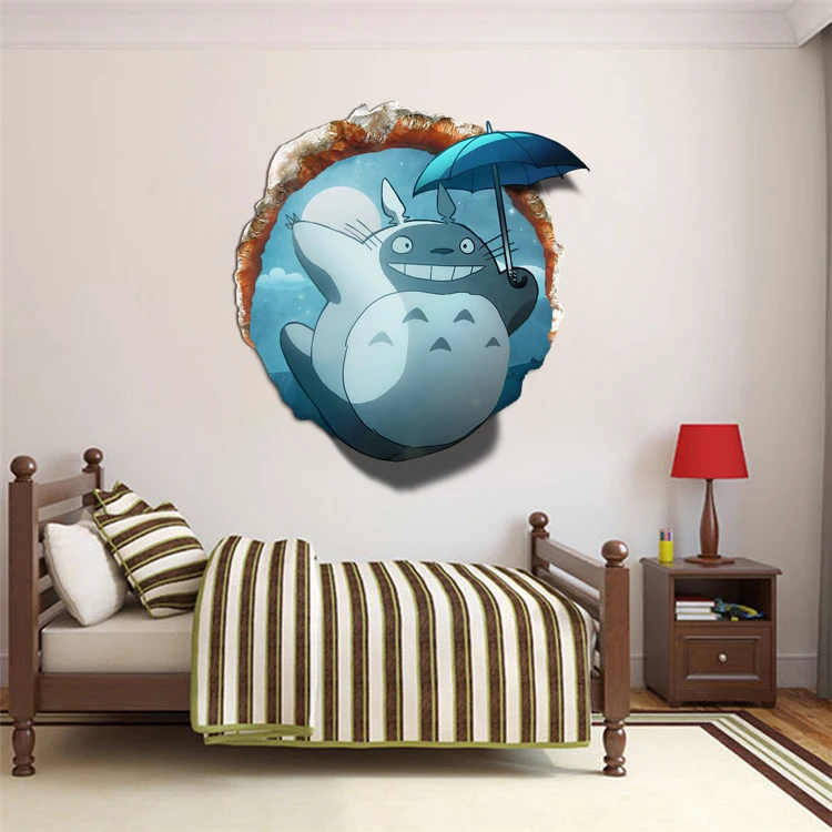 

EWAYS Cartoon Games Theme Wall Sticker TOTORO Wall Sticker Room Deorated Tools