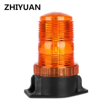 Clignotant rotatif de tracteur 12 30V, 30 Led stroboscopiques, lumière d'avertissement de circulation, PC, alarme de sécurité d'urgence, ambre