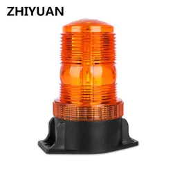 Clignotant rotatif de tracteur 12 30V, 30 Led stroboscopiques, lumière d'avertissement de circulation, PC, alarme de sécurité d'urgence, ambre 