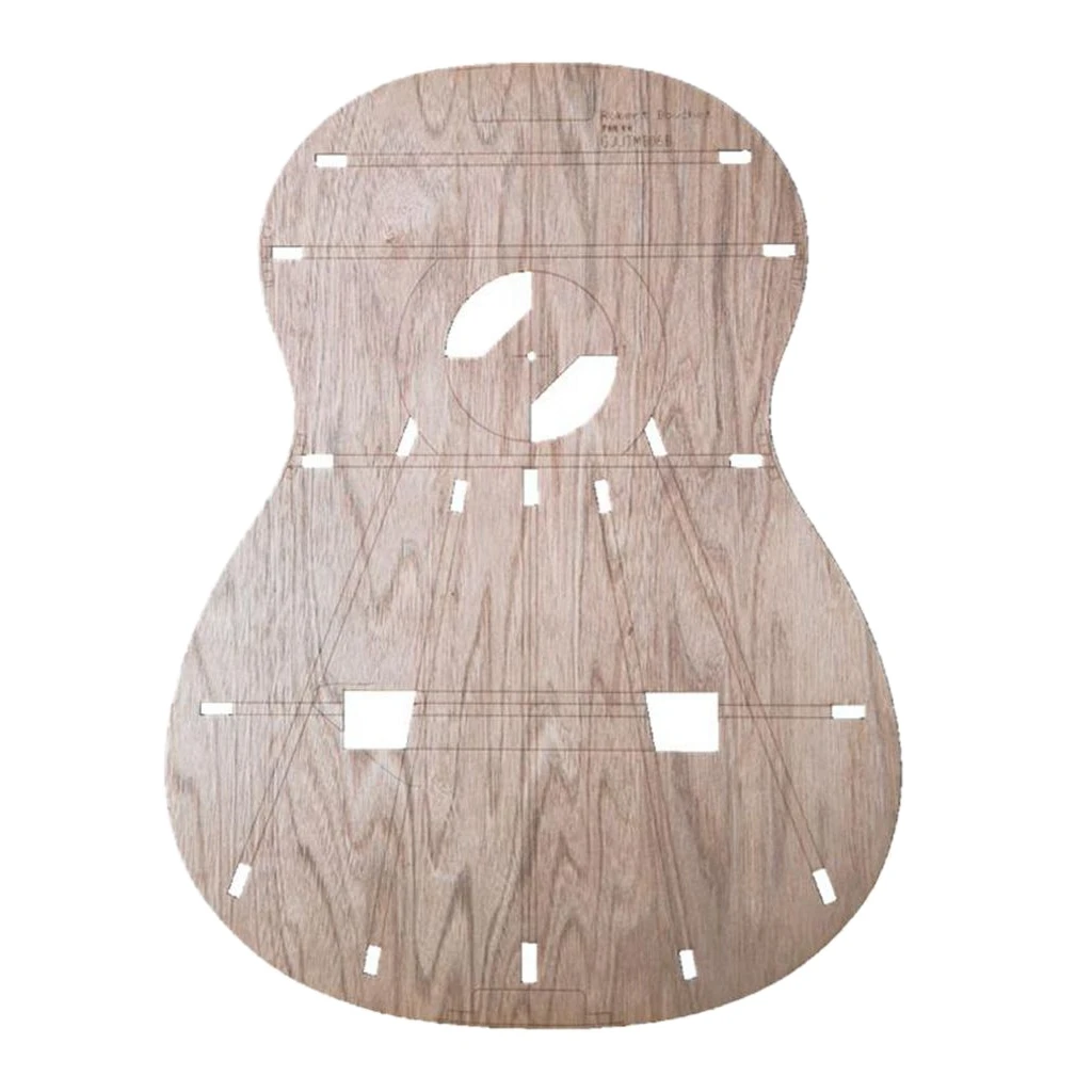 Шаблон корпуса гитары 2 мм CNC изготовленный для Роберт бушет аксессуары Luthier |
