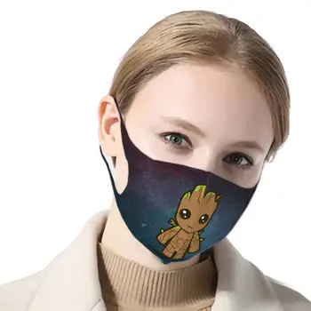 

3d Print Groot Guardian of The Galaxy Proof Face Masks Adult Mask Mouth Mask Women Kid Mask Baby Groot Mouth