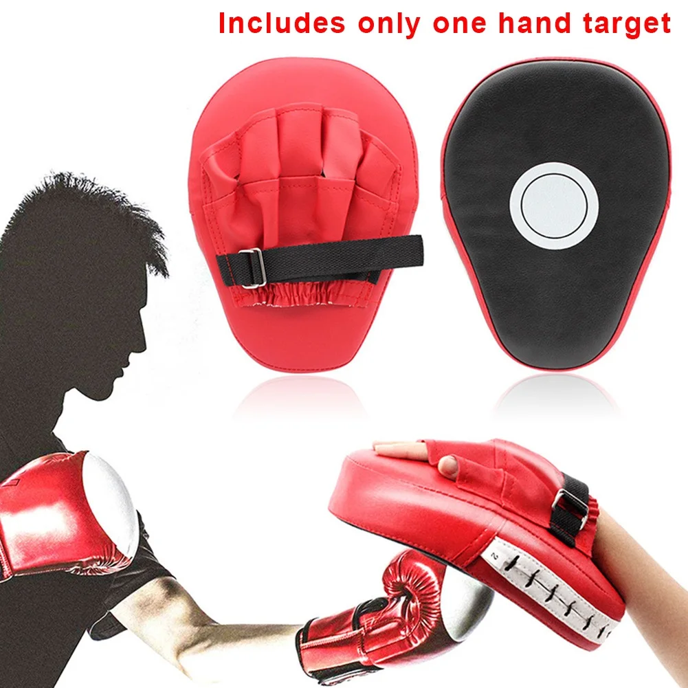 

Curved Boxing Muay Thai Hand Target Sanda Training PU Five-finger Hand Target Thickened Earthquake-resistant Curved Baffle