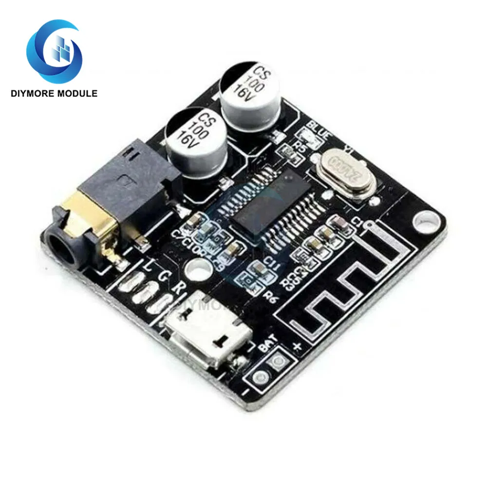 

Bluetooth 5.0 Audio Receiver Board MP3 Lossless Decoder Board Wireless Stereo Music Player for Car Speaker Home Amplifier DIY