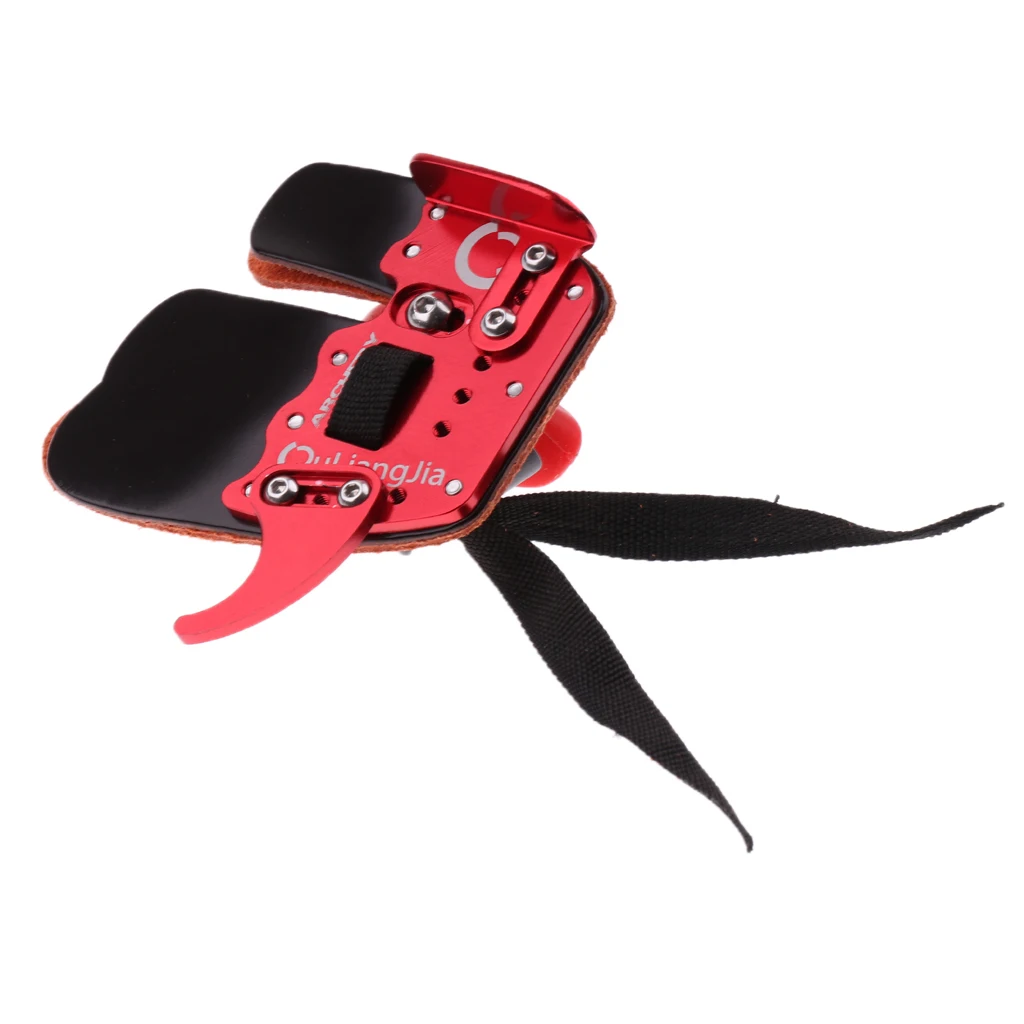 Archery Leather Finger Tab Protector Finger Guard Adjustable for Hunting Arrow Bow Accessories