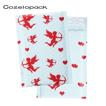 

10PCS Printed 4x7inch Poly Padded Mailer 12x18CM bubble Envelope self seal mailing bag Packaging Courier Postal bag Shipping bag