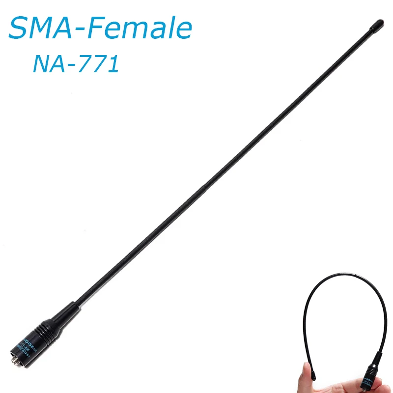 Двухдиапазонная Антенна NAGOYA NA-771 SMA-Female 144/430MHz для Baofeng | Мобильные телефоны и