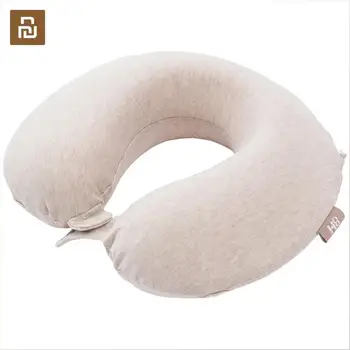 

New Youpin 8H U Shape Memory Foam Neck Pillow Antibacterial Portable Travel 8H Eyes Mask Cushion Lunch Break Pillow Office