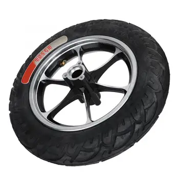 

Electric Scooter Tire Durable 12in Electric Scooter Front Hub Rubber Tyre Tire Kit E-Scooter Accessory without Air E-bike Tire