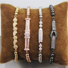 10 шт./лот, дизайн, разноцветный коннектор, cz браслет, покрытый кубическим цирконием, популярный браслет, дешево, опт