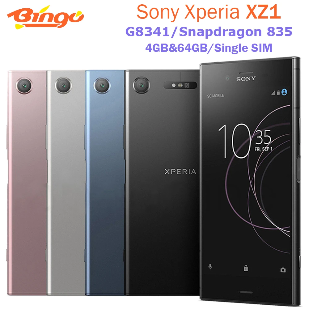 Sony Xperia Xz1 G8341 Original Unlocked 4g Snapdragon 835 Android Mobile Phone Octa Core 5 2 19mp Ram 4gb Rom 64gb Nfc Cellphones Aliexpress