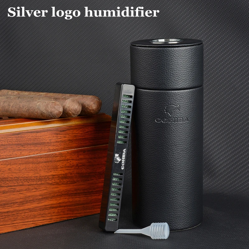 Дорожный Чехол для сигар COHIBA кожаная лампа мини хьюмидор с длинным увлажнителем