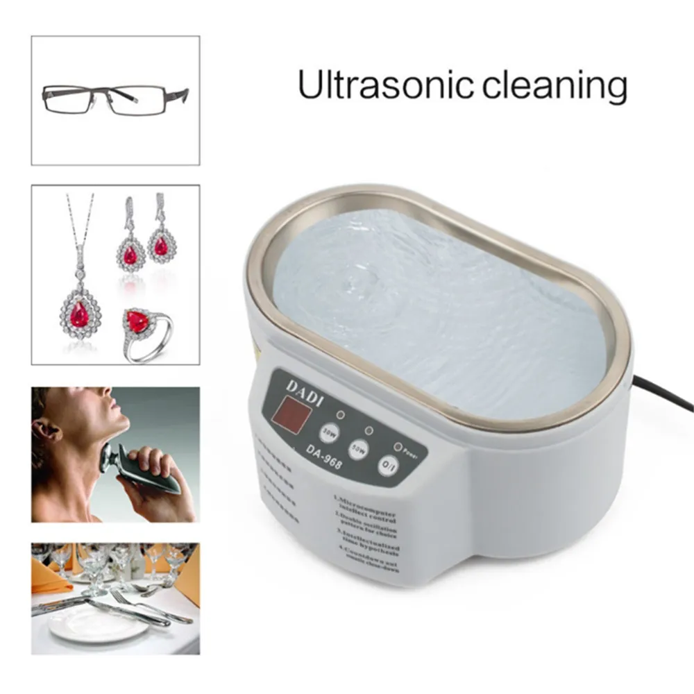 

Mini Ultrasonic Cleaner Jewelry Glasses Circuit Board Cleaning Machine Intelligent Control Ultrasonic Cleaner Bath