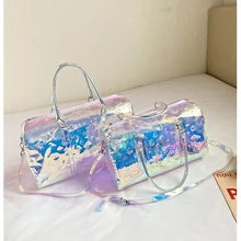 

Laser Jelly Handbag Messenger Totes Gym Fashion Trend Shopper Female Girls Casual Wallets Crossbody Shoulder Bags for Women 2021