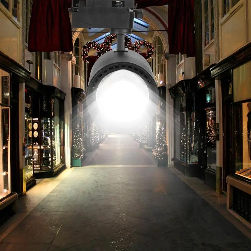 2x COB точечные лампы 12 Вт алюминиевые рельсы потолочные светильники для магазина натуральный свет 220 В хорошая коррозионная стойкость анти-ржавчина