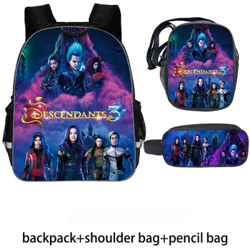 

16 Inch 3pcs/Set Women School Bag Backpack Children Combination Bookbag Women Girls School Backpack Daily Mochila