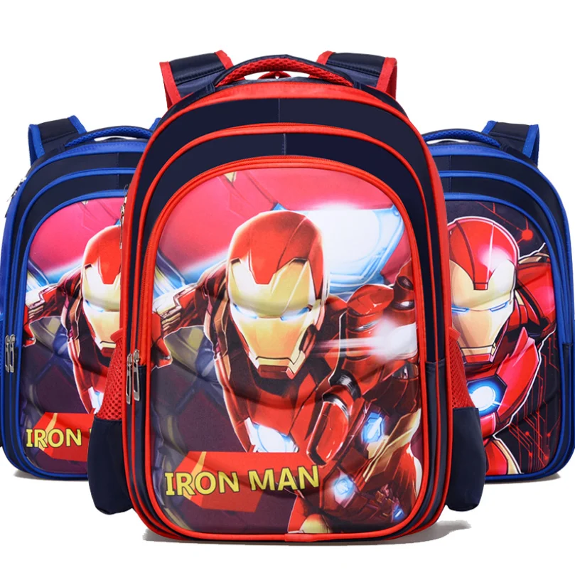 Mochila escolar de Iron Man para niños, mochilas para adolescentes, Capitán América, guardería, novedad