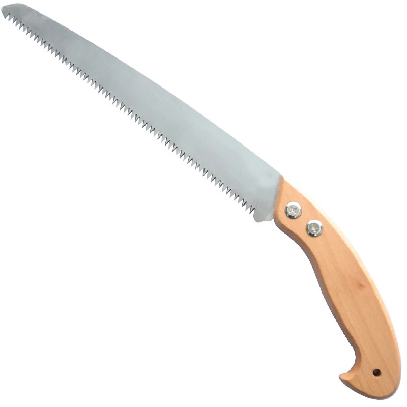 Big Serrated Hard Ice Saws,Professional Grade Ice Divider,Ice Sawing Blade,Solid Wood,Stainless Steel,Used for Cutting Bar Tools
