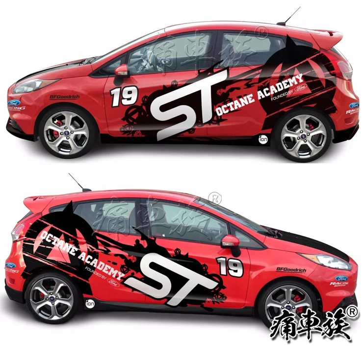 Ford FOCUS наклейки на Автомобильный кузов фокус модификация автомобиля внешний вид декоративные наклейки