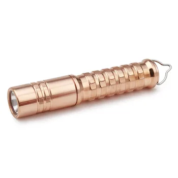 

XANES SK02 219C 360LM Copper EDC Flashlight AAA 10440 Light Mini Keychain Light Outdoor Tactical EDC Collection Lantern Torch