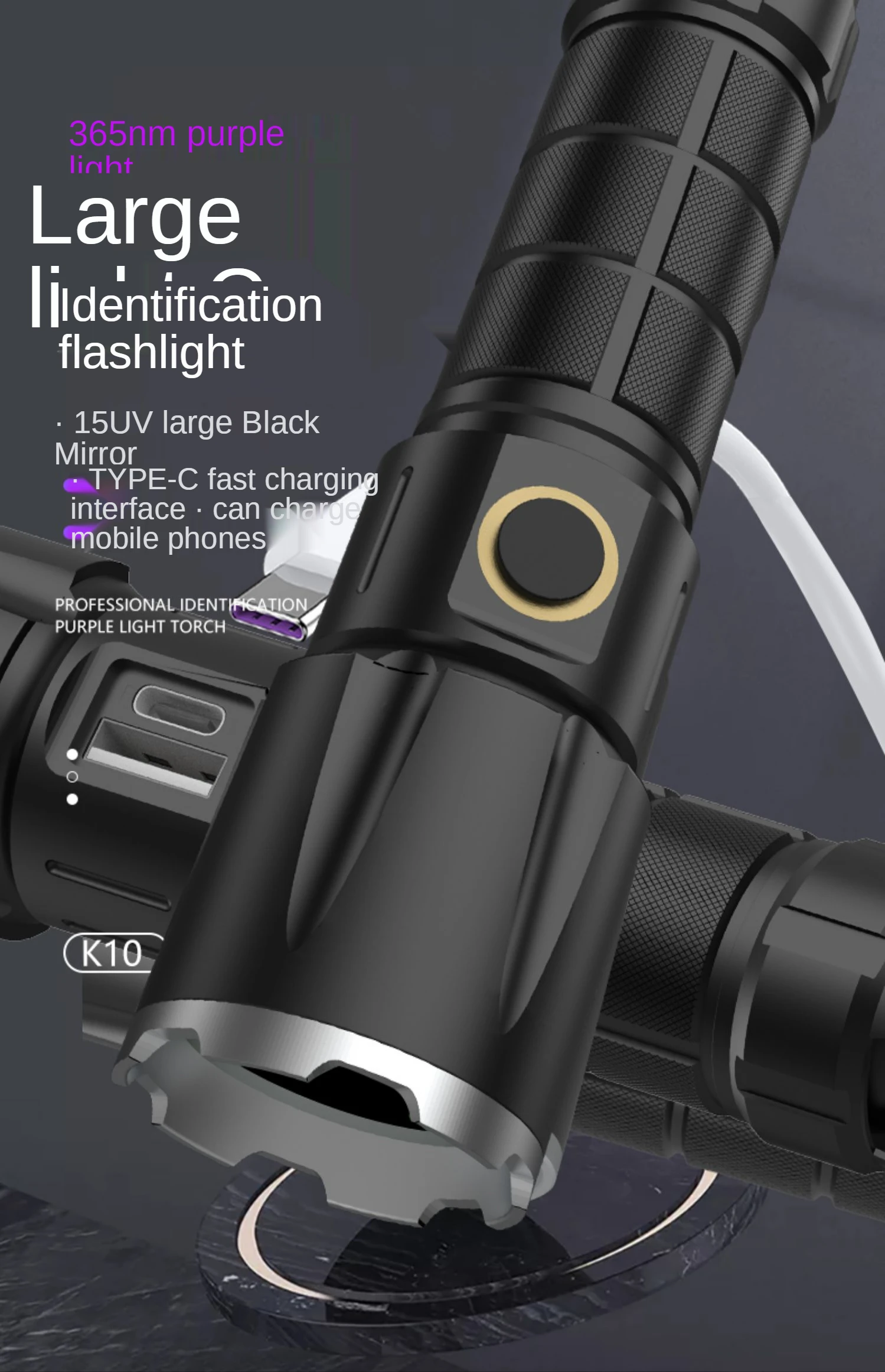 Tochas Lanterna Recarregável Roxo Luz Host Lâmpada Olight Preto Lumintop Iluminação Portátil Usb uv 1 Cheap Lanternas