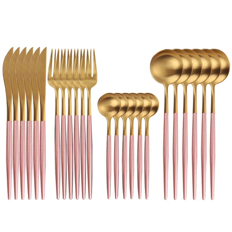 24pcs Pink Mirror