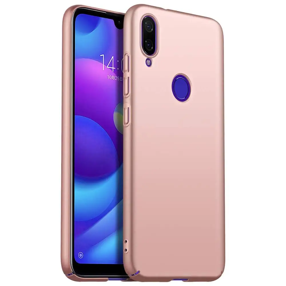 Rose Gold Магнитный автомобильный чехол-держатель для Xiaomi Redmi Note 7, 6, 5 Pro, жесткий чехол из поликарбоната для Xiaomi Redmi Note 6, Ультратонкий дышащий чехол с эффектом потертости - Цвет: Rose Gold