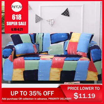 

Single/ Two / Three Seat Sofa Cover Stretch Geometric Elastic Slipcovers for Living Room L Shape Armchair Modern Home Decor