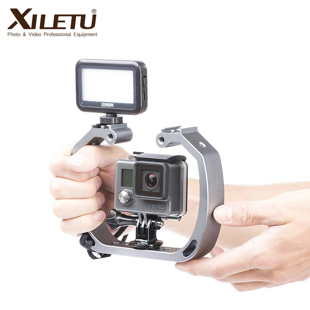 Компактный кронштейн с двумя ручками для экшн камеры Gopro|Чехлы экшн-камер| |