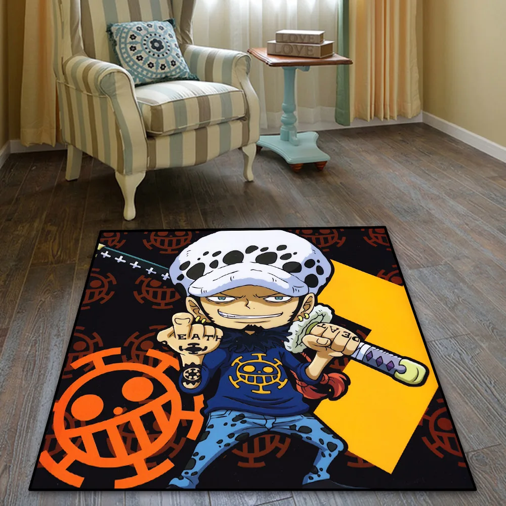 Cartoon One Piece Luffy Chopper Floor Rug Doormat Carpet Room Bedroom Kitchen Home Living Room Non-slip Mat
