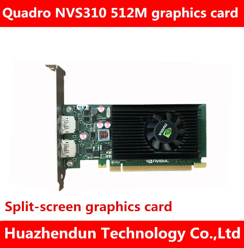 1 шт. видеокарта NVS310 512M DDR3 два экрана 12 см | Компьютеры и офис