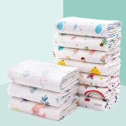 Manta súper suave para bebé, accesorios para niños, gasa de algodón para recién nacido, envoltura de Babi de 6 capas, Toalla de baño de muselina, Alfombra de juego, ropa de cama