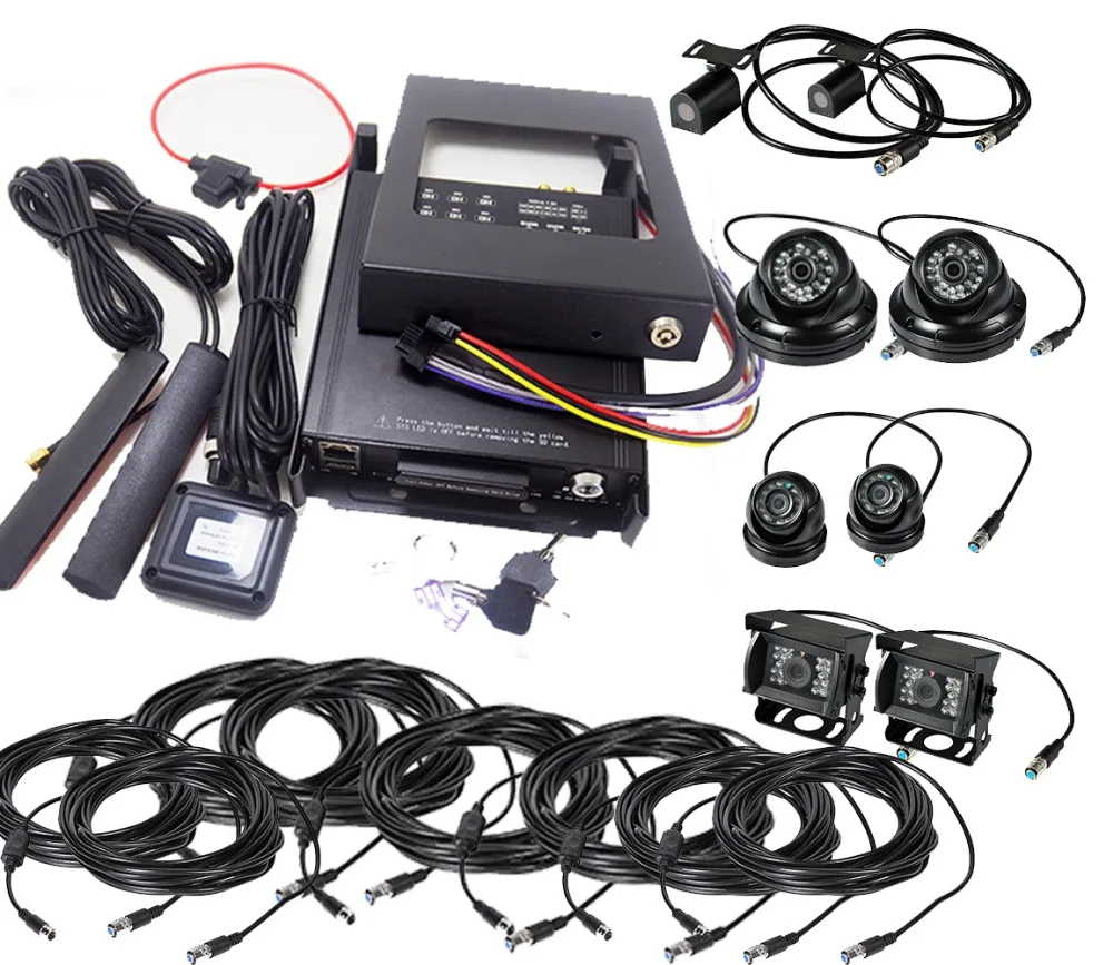 US $873.00 HDVR8085 Vehicle Video Recorder 8ch Mobile DVR GPS WiFi Security Driver Recording DVR Video Monitoring Surveillance 8channel Dvr