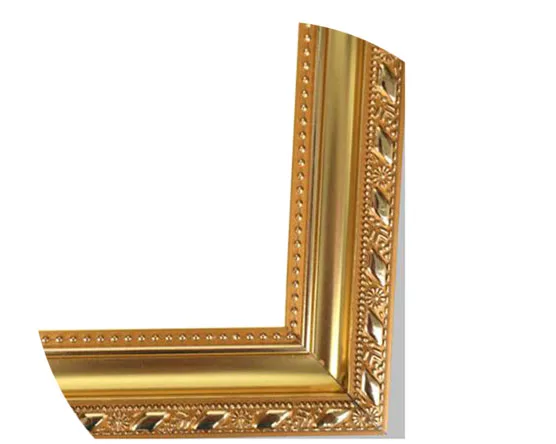 Gold outer frame Деревянный ПВХ пенопласт DIY Картина на холсте картина маслом, настенный плакат рамка фоторамка, кадра фото Декор Внутренние Внешние рамки - Цвет: Gold outer frame