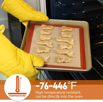 

Silicone Baking Mat Non-Stick, Sheet Baking Pastry Tools Heat Resistant Liner, Cake Cookie Macaron Kitchen Tools，Baking Mat Pad