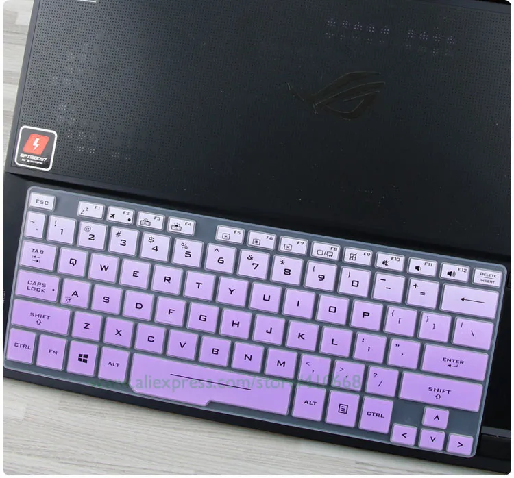 Силиконовый чехол Защита для ноутбука для ухода за кожей кожи ASUS ROG Зефир GX501GI GX501GI GX501 GX531 GX531GS GX531GV GX531GX 15,6"