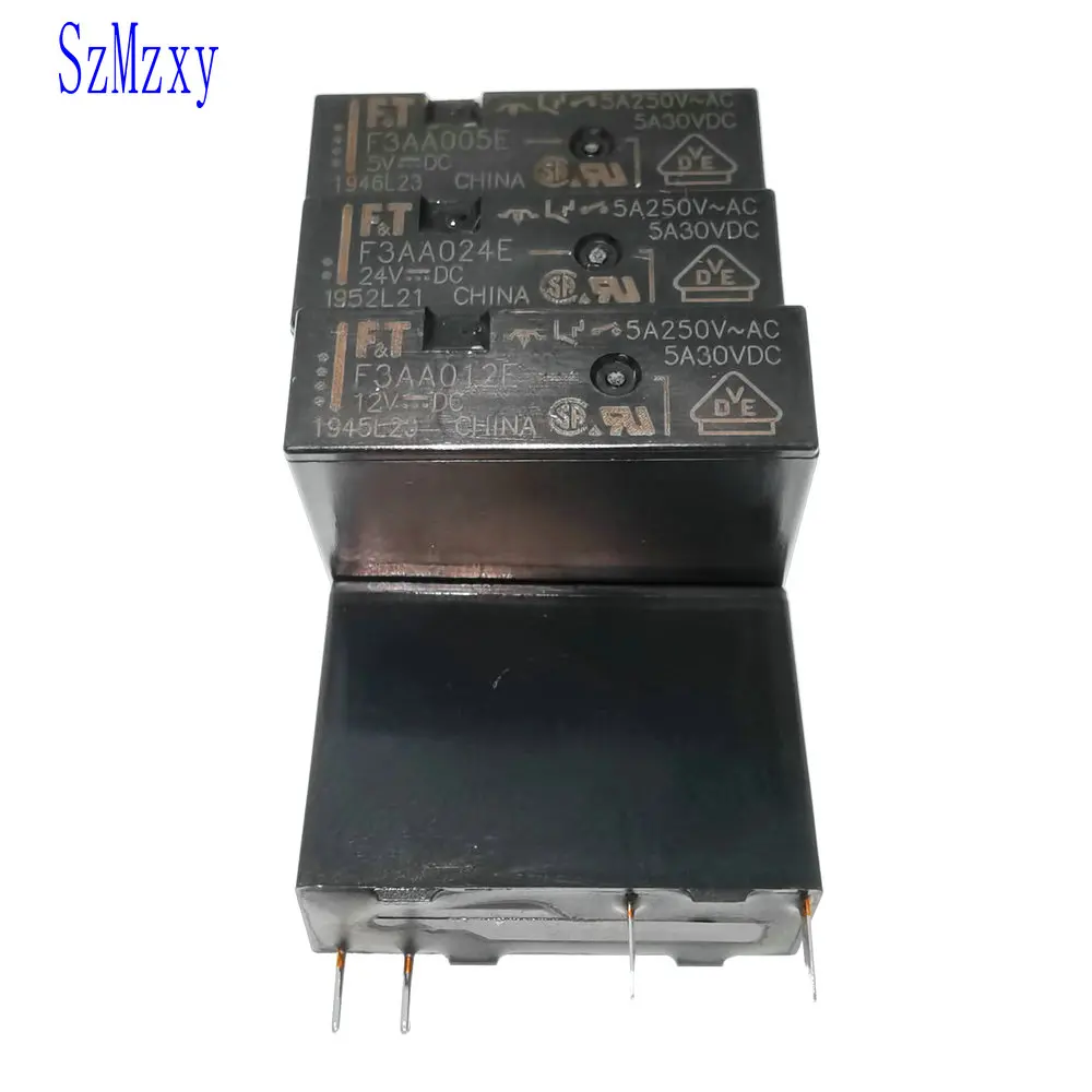 10 шт. F3AA024E F3AA005E F3AA012E 5 в 12 В 24 реле мощности DIP4|Реле| |