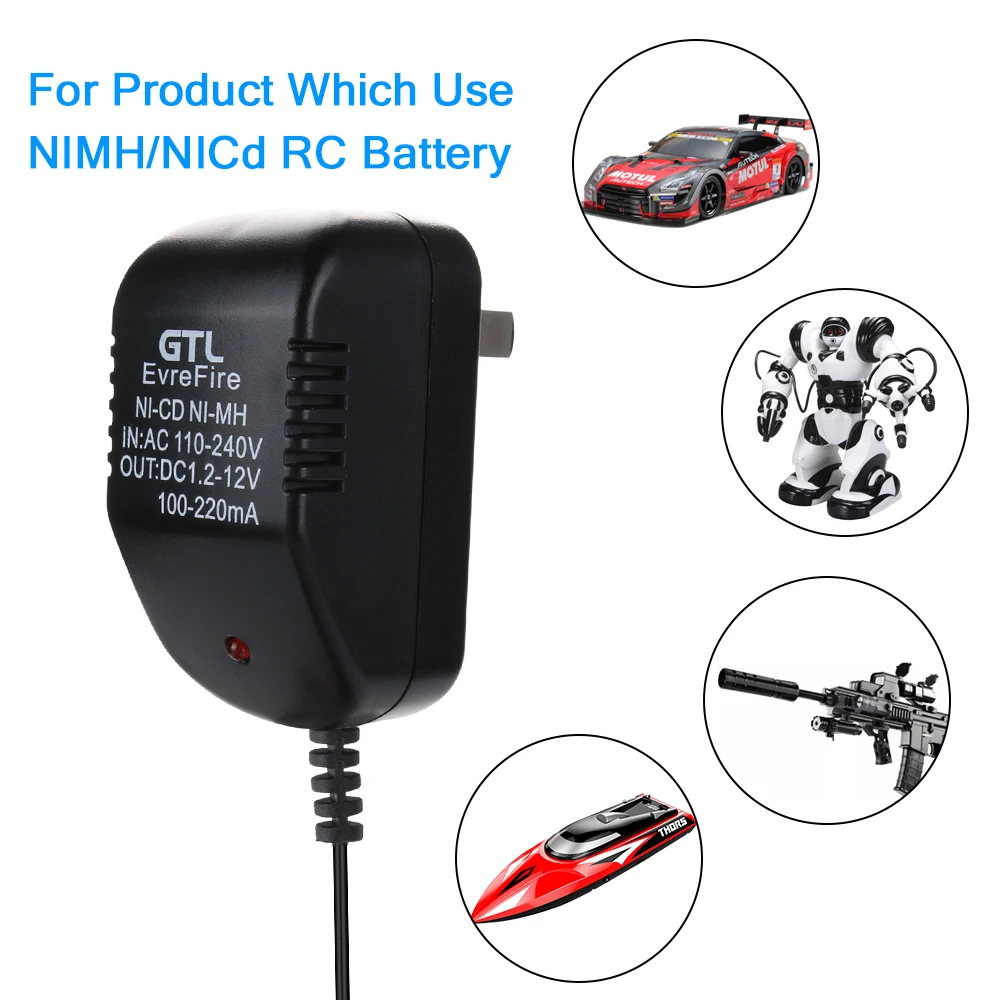 1.2-15V NI-CD Ni-MH Battery Portable Smart Charger Charging Adapter For NI-CD&ampNI-MH Batteries RC Remote Car Toys | Игрушки и хобби