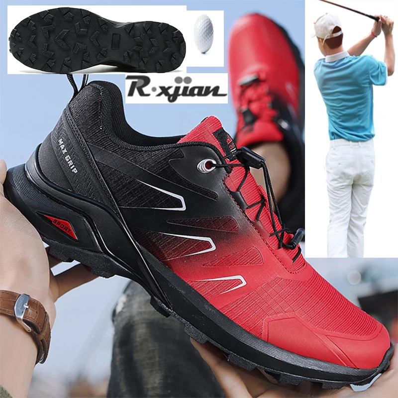 2020 new waterproof men's and women's golf sneakers large size 39-51 outdoor golf training sneakers lightweight professional men