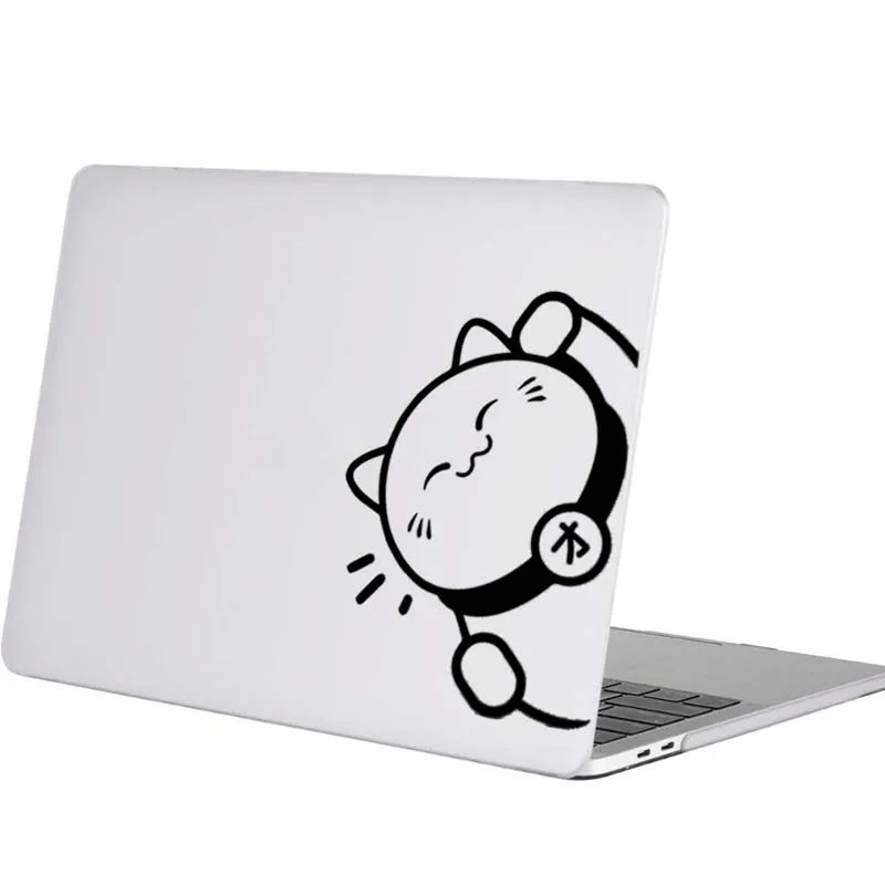 Наклейка для ноутбука Lucky Cat Maneki Neko для Apple Macbook Pro Air retina 11 12 13 14 15 дюймов Виниловая наклейка для ноутбука Mac Book